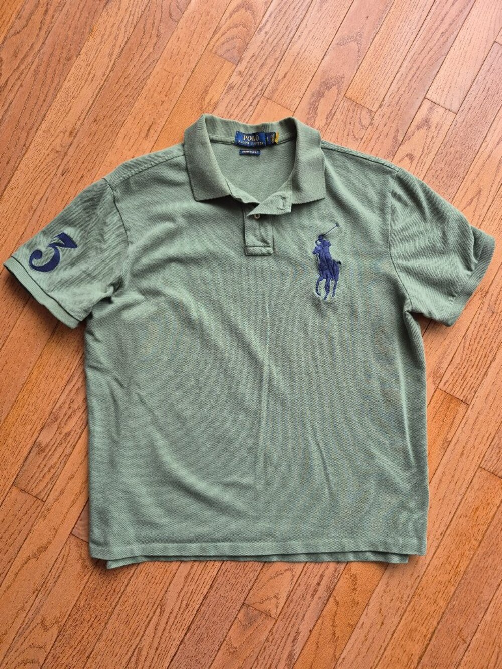 Polo Ralph Lauren Big Pony Green Polo Classic M/L